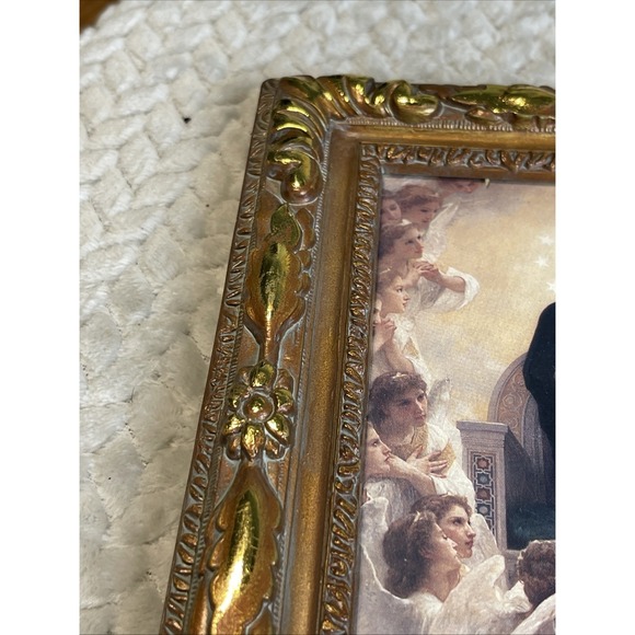 NUNS CONVENT FRAMED REGINA ANGELORUM QUEEN OF THE ANGELS 9 1/4" x 7 1/2" - Picture 5 of 11